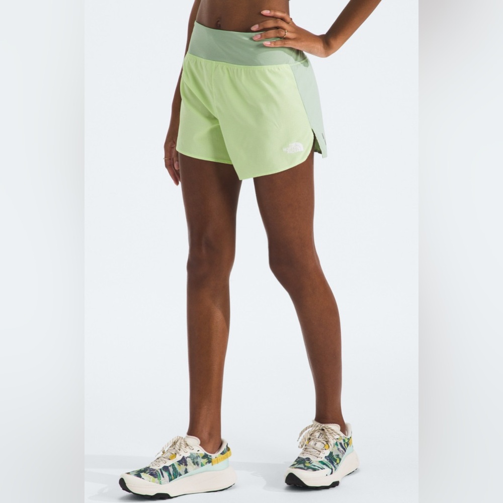 The North Face Women's Summer Light Shorts 2.5" ASTRO LIME/MIST NWT XS